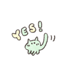 【手がき】ねこくらげ（個別スタンプ：40）