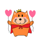 Fluffy Orange（個別スタンプ：10）