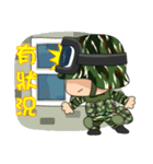 Taiwan Cute Marine corps Daily（個別スタンプ：3）
