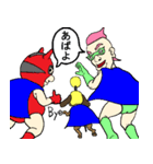スーパーヒーロー レチュラー（個別スタンプ：40）