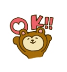 LOVEくま（個別スタンプ：5）