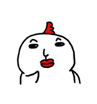 The fat white（個別スタンプ：6）