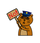 タヌキ警察（個別スタンプ：8）