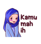 Euis Geulis Hijab Girl Sunda（個別スタンプ：17）