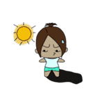Swollen Wife (housewives papers)（個別スタンプ：34）