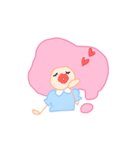 髪の毛が綿あめちゃん（個別スタンプ：15）