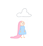 髪の毛が綿あめちゃん（個別スタンプ：38）