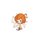 元気OLの-  Q   ちゃん（個別スタンプ：7）