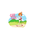 元気OLの-  Q   ちゃん（個別スタンプ：11）