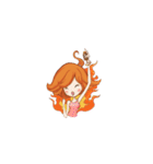 元気OLの-  Q   ちゃん（個別スタンプ：12）