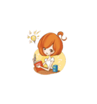 元気OLの-  Q   ちゃん（個別スタンプ：14）