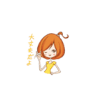 元気OLの-  Q   ちゃん（個別スタンプ：19）