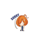元気OLの-  Q   ちゃん（個別スタンプ：24）