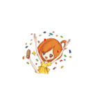 元気OLの-  Q   ちゃん（個別スタンプ：33）