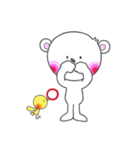 くまっぴょ。（個別スタンプ：3）