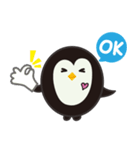 Egg Penguin＆Fat Bear（個別スタンプ：9）