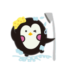 Egg Penguin＆Fat Bear（個別スタンプ：22）