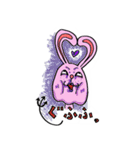 しょんぼりうさぎ（個別スタンプ：34）
