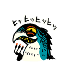 わらう青トカゲ（個別スタンプ：11）