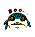 わらう青トカゲ（個別スタンプ：38）