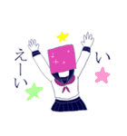 セーラー服ガール（個別スタンプ：14）