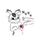 Crazy Rabbit M.M 2（個別スタンプ：28）