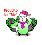 Chubby Birdy - English Version（個別スタンプ：25）