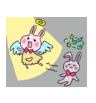 ギャラクシーうさぎ（個別スタンプ：35）