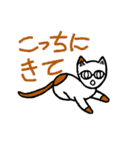 メガネかけたっぽいネコ2（個別スタンプ：21）