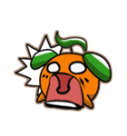 QQ fruit (brother) learn English（個別スタンプ：17）