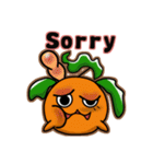 QQ fruit (brother) learn English（個別スタンプ：18）