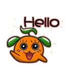 QQ fruit (brother) learn English（個別スタンプ：21）