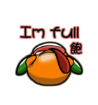 QQ fruit (brother) learn English（個別スタンプ：34）