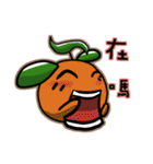 QQ fruit (brother) learn English（個別スタンプ：35）