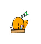 Orange flower brother（個別スタンプ：4）