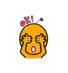 Orange flower brother（個別スタンプ：7）