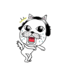 ハッとする猫。（個別スタンプ：1）