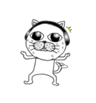 ハッとする猫。（個別スタンプ：2）