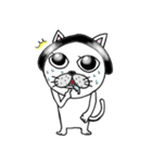 ハッとする猫。（個別スタンプ：3）