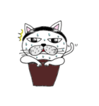 ハッとする猫。（個別スタンプ：9）