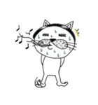 ハッとする猫。（個別スタンプ：12）