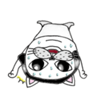 ハッとする猫。（個別スタンプ：13）
