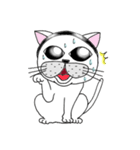 ハッとする猫。（個別スタンプ：30）