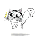 ハッとする猫。（個別スタンプ：35）