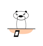 シュールなクママ（個別スタンプ：17）
