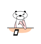 シュールなクママ（個別スタンプ：18）