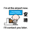 Excuse me by stickers(with cool kanji)（個別スタンプ：22）