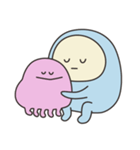 うちゅうじんくんとあるくくん（個別スタンプ：1）