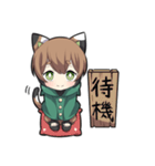 三毛猫少年（個別スタンプ：4）