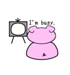 文句たれのブタ（個別スタンプ：3）